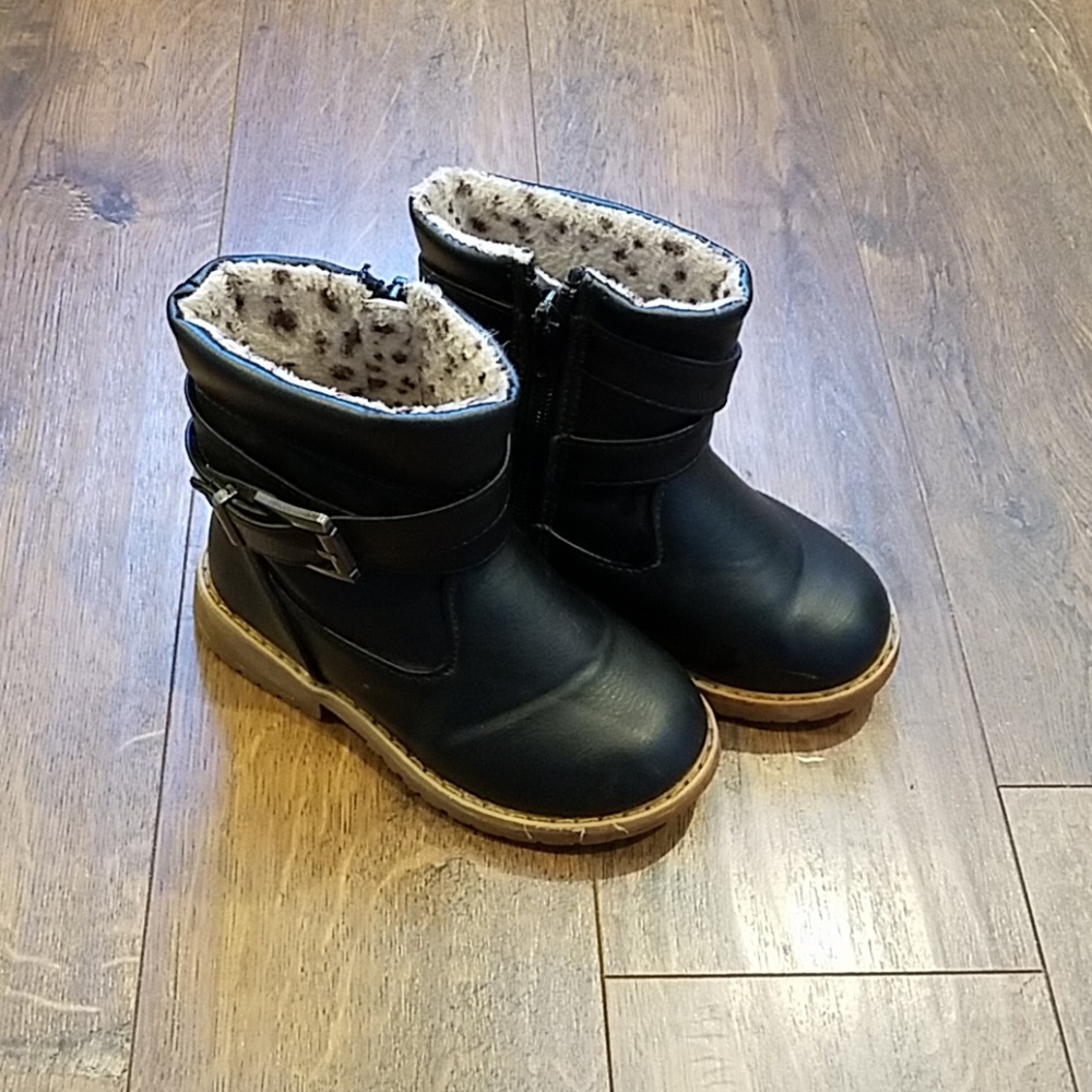 Toddler Girl Black Boots